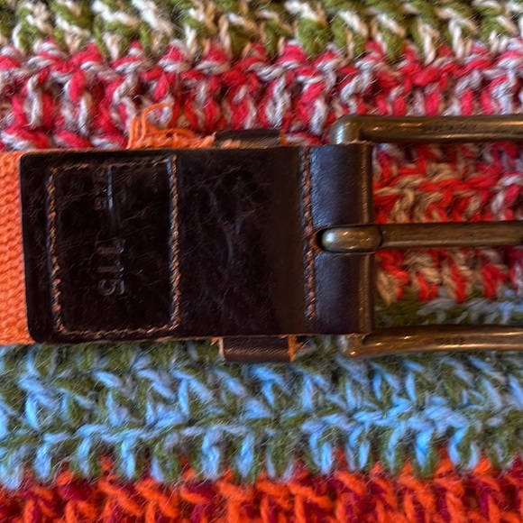 Italian Orange Belt purchased at Diesel - Picture 4 of 5